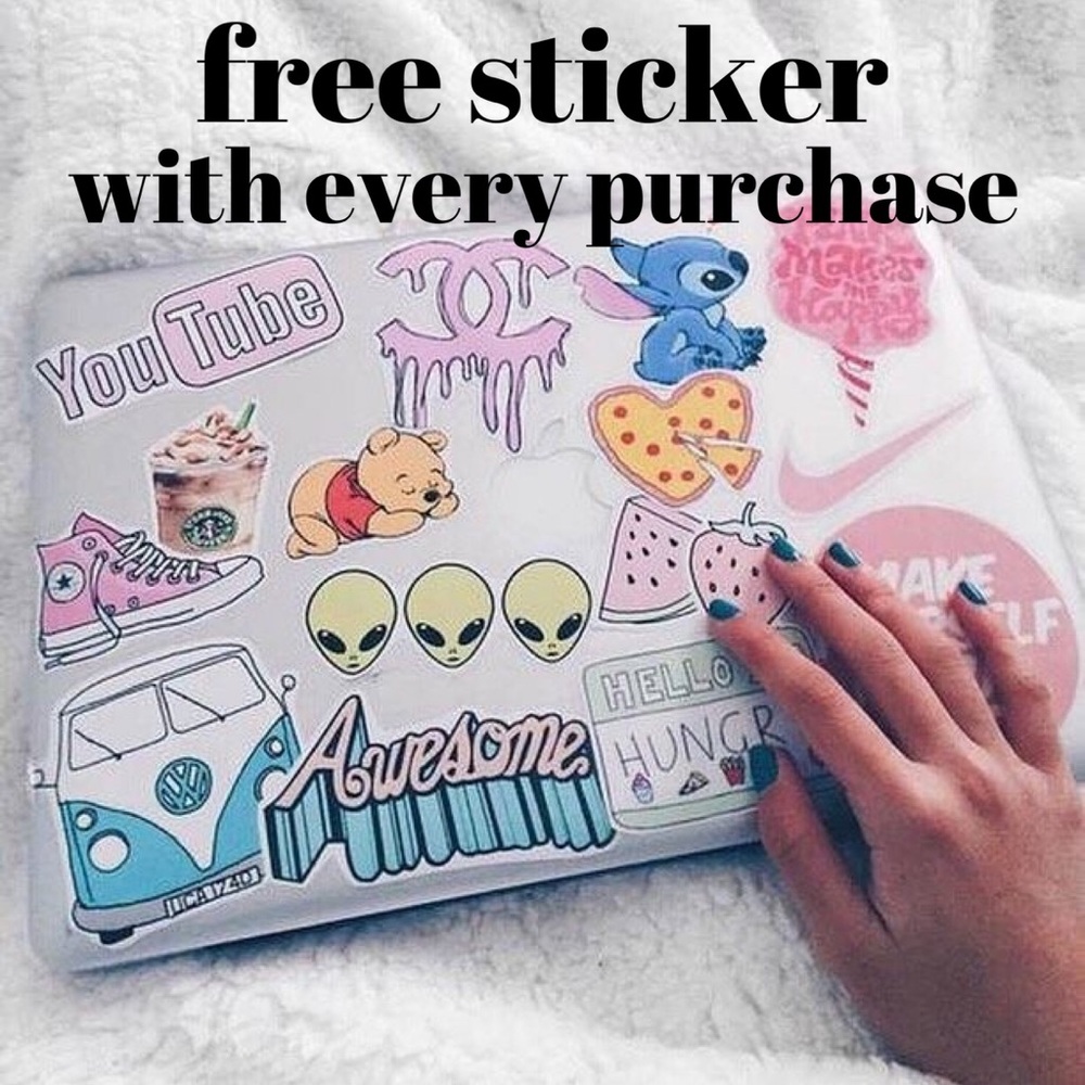 FREE STICKER WITH EVERY PURCHASE!! 🤩